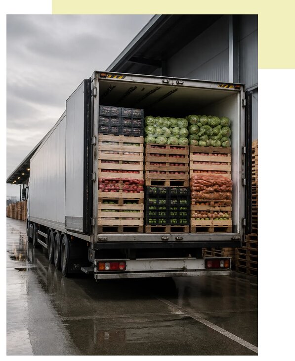 Перевозка плодоовощной продукции в Сосновоборск по цене от 5173 р. | Агросервис-Ссб