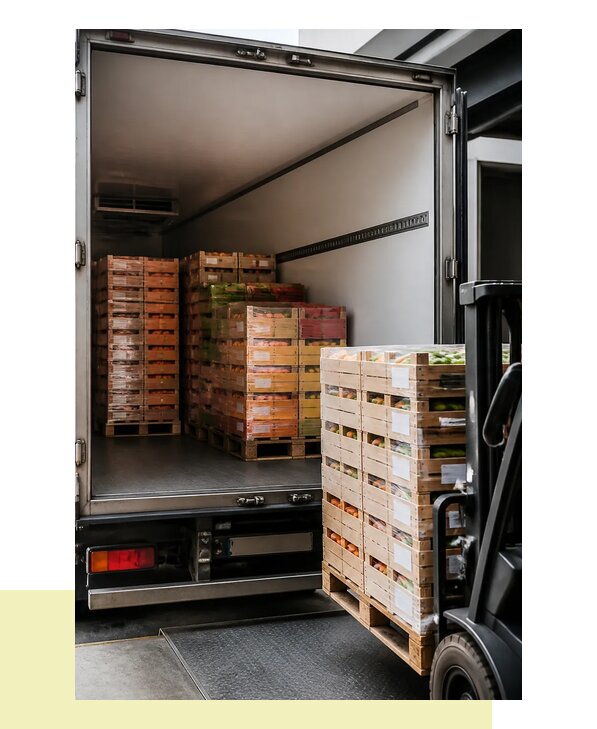 Перевозка сельхозпродукции на паллетах с доставкой в Сосновоборск